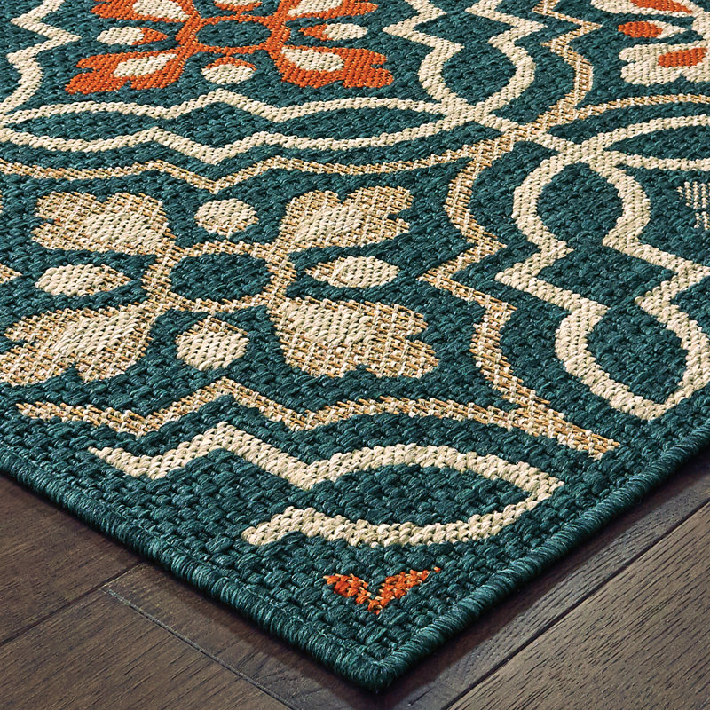 Lark Manor™ Izola Oriental Indoor/Outdoor Area Rug & Reviews | Wayfair